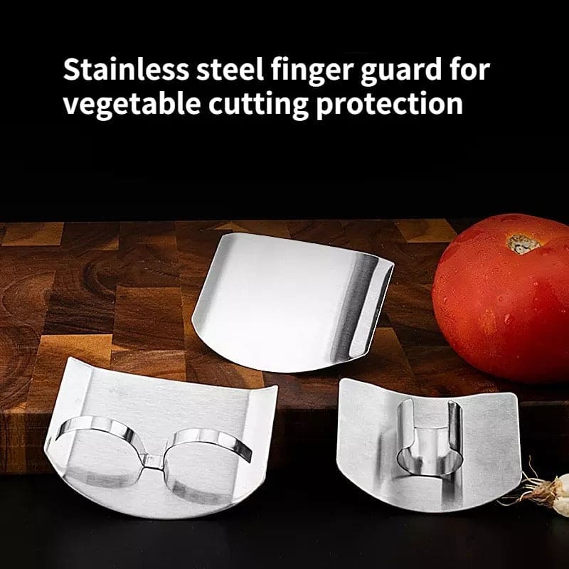 Stainless Steel Finger Guard, Knife Cut Protector, Vegetable Cutting Hand Protector Stainless Steel Finger Guard, Knife Cut Protector, Vegetable Cutting Hand Protector